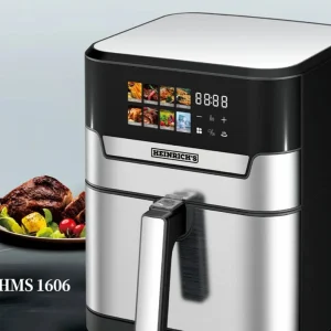 سرخ کن هنریچ مدل **HMS1606** یک سرخ‌کن بدون روغن برای تهیه انواع غذا با گردش هوای داغ است. این دستگاه برای افرادی مناسب است که می‌خواهند غذاهایی مانند سیب‌زمینی، مرغ، ماهی و دیگر مواد غذایی را با روغن کمتر و روش پخت ساده‌تر آماده کنند. HMS1606 برای استفاده روزمره در آشپزخانه طراحی شده و می‌تواند برای پخت و برشته کردن غذاهای مختلف مورد استفاده قرار گیرد. اگر به دنبال یک سرخ‌کن خانگی برای کاهش مصرف روغن و آماده‌سازی راحت‌تر غذا هستید، **هنریچ HMS1606** می‌تواند گزینه‌ای قابل بررسی باشد.